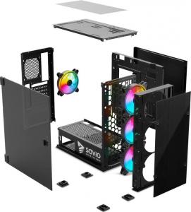 Obudowa Savio Prime X1 ARGB Glass (SAVGC-PRIMEX1) 3