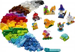 LEGO Classic Kreatywne przezroczyste klocki (11013) 6