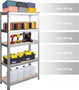 Humberg Regał metalowy magazynowy 180x90x40 (4846) 12