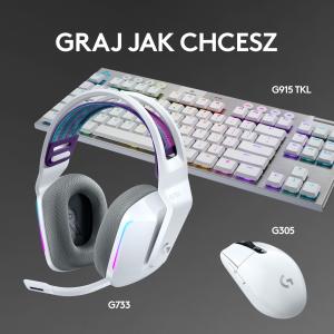 Słuchawki Logitech G733 Lightspeed Białe (981-000883) 8