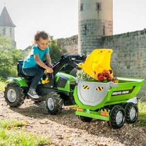 Rolly Toys Rolly Toys rollyTrailer Przyczepa wywrotka Halfpipe Deutz-Fahr 3