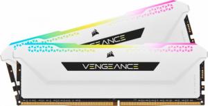 Pamięć Corsair Vengeance RGB PRO SL, DDR4, 32 GB, 3200MHz, CL16 (CMH32GX4M2E3200C16W) 2