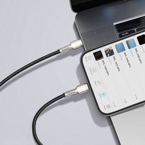 Kabel USB Baseus USB-C - Lightning 0.25 m Czarny (CATLJK-01) 7