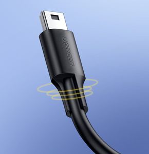 Kabel USB Ugreen USB-A - miniUSB 1 m Czarny (10355) 24