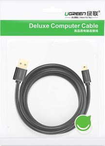 Kabel USB Ugreen USB-A - miniUSB 1 m Czarny (10355) 5
