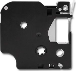 Qoltec Taśma do DYMO D1 45013| 12mm x 7m | Biała/ Czarny nadruk 7