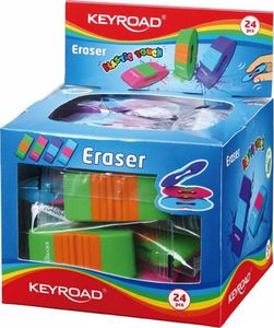 Keyroad Gumka Uniwersalna Keyroad Elastic Touch, Pakowane Na Displayu, Mix Kolorów 2