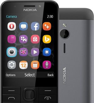 Telefon komórkowy Nokia 230 Dual SIM Czarny-szary 2