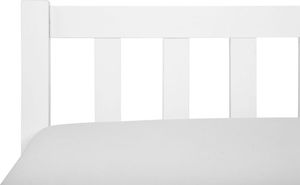 Beliani Łóżko drewniane 90 x 200 cm białe FLORAC 5