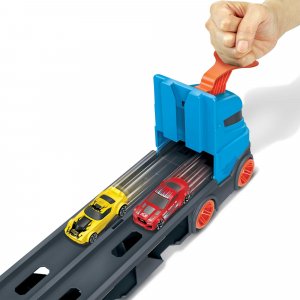 Hot Wheels City Wyścigowy transporter 2w1 (GVG37) 11