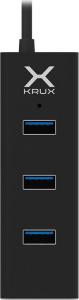 HUB USB Krux 4x USB-A 3.0 (KRX0050) 2