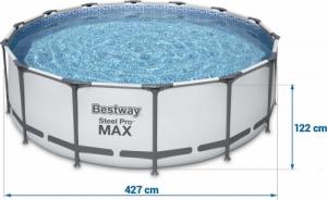 Bestway Basen stelażowy Steel Pro Max 427cm 12w1 (5612X) 8