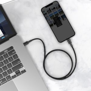 Kabel USB Baseus USB-C - Lightning 1 m Czarny (CATLGD-01) 9