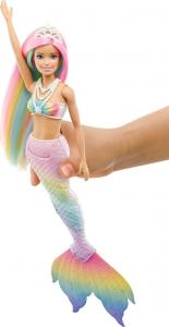Lalka Barbie Mattel Dreamtopia - Syrenka Tęczowa Przemiana (GTF89) 4
