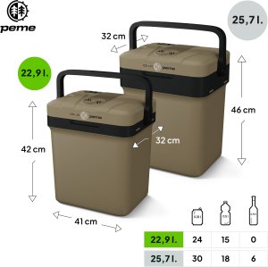 Lodówka turystyczna Peme Essential 27 Sand Storm 10