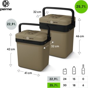 Lodówka turystyczna Peme Essential 32 Sand Storm 10