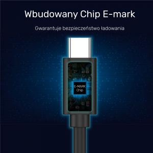 Kabel USB Unitek USB-C - USB-C 0.5 m Czarny (C14086BK) 4