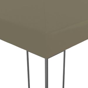 vidaXL Namiot ogrodowy, 3x3 m, taupe, 180 g/m 3