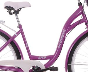 Kozbike (K5) Rower miejski damski 28 fioletowy 3 biegi 5