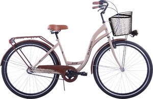 Kozbike (K29) Rower miejski 28 damski beżowo-brązowy 3S 2