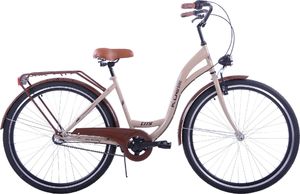 Kozbike (K29) Rower miejski 28 damski beżowo-brązowy 3S 3