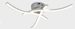 Lampa sufitowa ECpower ZD77A LAMPA SUFITOWA CHROM LED 105 DIOD 16W 4