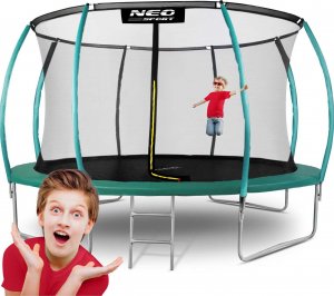 Trampolina ogrodowa Neo-Sport NS-14C181 z siatką wewnętrzną 14.5 FT 435 cm 2