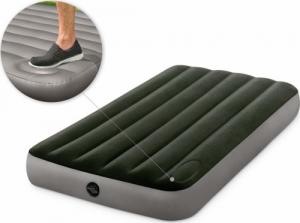 Intex Materac Dmuchany Jednoosobowy Zielony  z Pompką 3