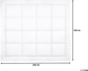 Beliani Materac nawierzchniowy z mikrofibry 180 x 200 cm YANGRA 5