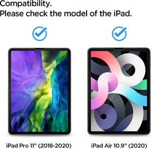 Spigen SZKŁO HARTOWANE SPIGEN GLAS.TR EZ FIT IPAD AIR 4 2020 10
