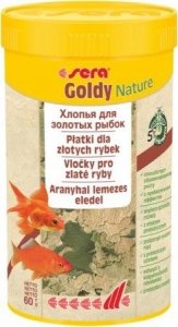 Sera Goldy Nature* 100 ml, płatki -pokarm premium 3