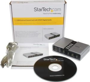 Karta dźwiękowa StarTech ICUSBAUDIO7D 5