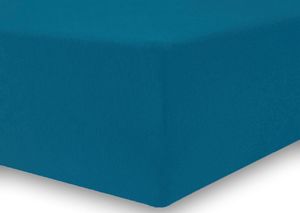 Decoking DecoKing prześcieradło bawełniane AMBER BLUESAPPHIRE 140-160x200+30 3