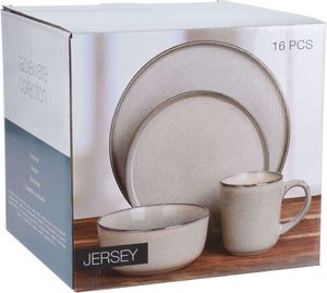 Excellent Houseware Zestaw OBIADOWY miska talerz talerzyk kubek 16 el. 8