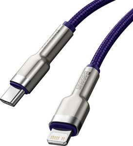 Kabel USB Baseus USB-C - Lightning 1 m Fioletowy (baseus_20210316153516) 11