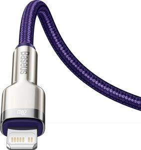 Kabel USB Baseus USB-C - Lightning 1 m Fioletowy (baseus_20210316153516) 4