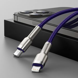 Kabel USB Baseus USB-C - Lightning 1 m Fioletowy (baseus_20210316153516) 10