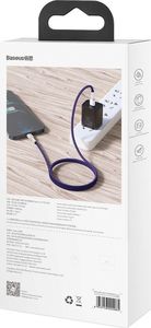 Kabel USB Baseus USB-C - Lightning 2 m Fioletowy (baseus_20210315153755) 6