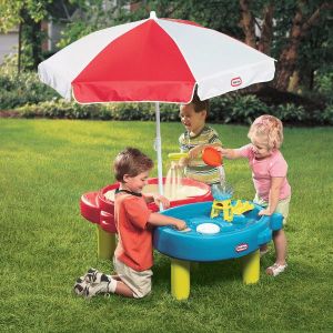 Little Tikes Piaskownica wodny stół z parasolem 120x83 cm (401L) 2