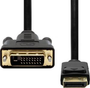 Kabel ProXtend DisplayPort - DVI-D 3m czarny (DP1.2-DVI241-003) 2