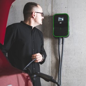Ładowarka Green Cell Wallbox EV14 PowerBox 22kW Typ 2 6m 10