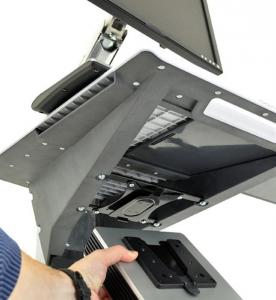 Ergotron Stojak podłogowy na monitor do 22" Neo-Flex LCD Cart (24-206-214) 4