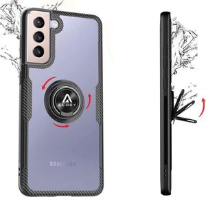 Alogy Etui Alogy Ring Holder Clear Armor do Samsung Galaxy S21 Plus czarne 2