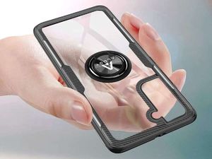 Alogy Etui Alogy Ring Holder Clear Armor do Samsung Galaxy S21 Plus czarne 7