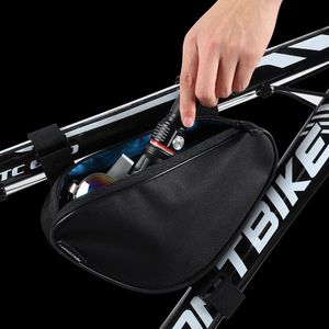 Wozinsky Torba rowerowa na ramę roweru 1,5 L czarny Wozinsky WBB11BK Uniwersalny 6