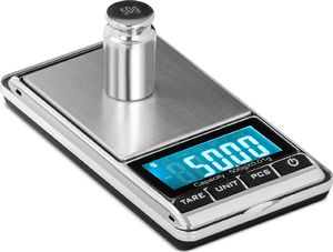 Steinberg Waga precyzyjna jubilerska kieszonkowa zliczanie sztuk LCD 500 g / 0.01 g Waga precyzyjna jubilerska kieszonkowa zliczanie sztuk LCD 500 g / 0.01 g 2