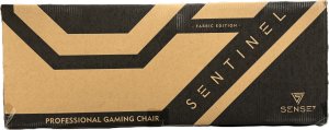 Fotel SENSE7 materiałowy Sentinel czarno-szary 26