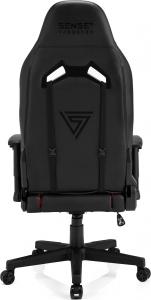 Fotel SENSE7 Vanguard czarno-czerwony 5