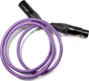 Kabel Melodika XLR - XLR 2.5m fioletowy 2