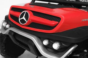 Lean Sport Auto na Akumulator Mercedes Unimog Czerwony 6